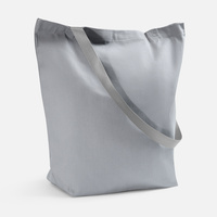 Шопер B5, серый с серыми ручками