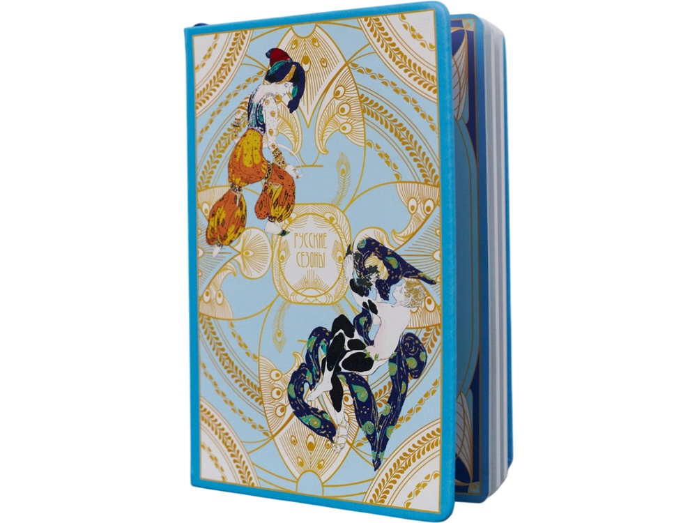 Блокнот Русские сезоны Леон Бакст (голубой, разноцветный)
